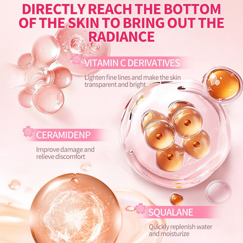 Sakura Skincare Kit Supplier - 8 Piece Hydrating Brightening Set