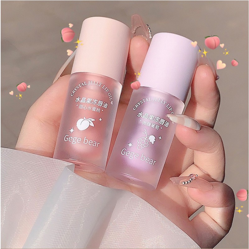 Crystal Lip Gloss Factory - Bear Shape Jelly Hydrating Transparent Fade Lines
