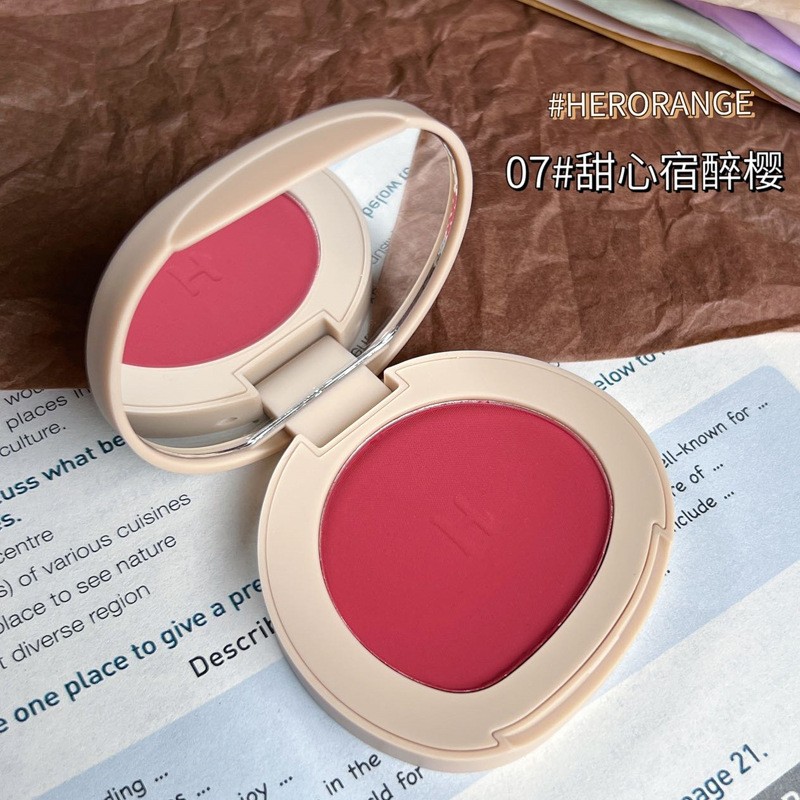 Matte Blush Wholesale - High Coverage 3D Floating 7 Color Powder Cosmetic