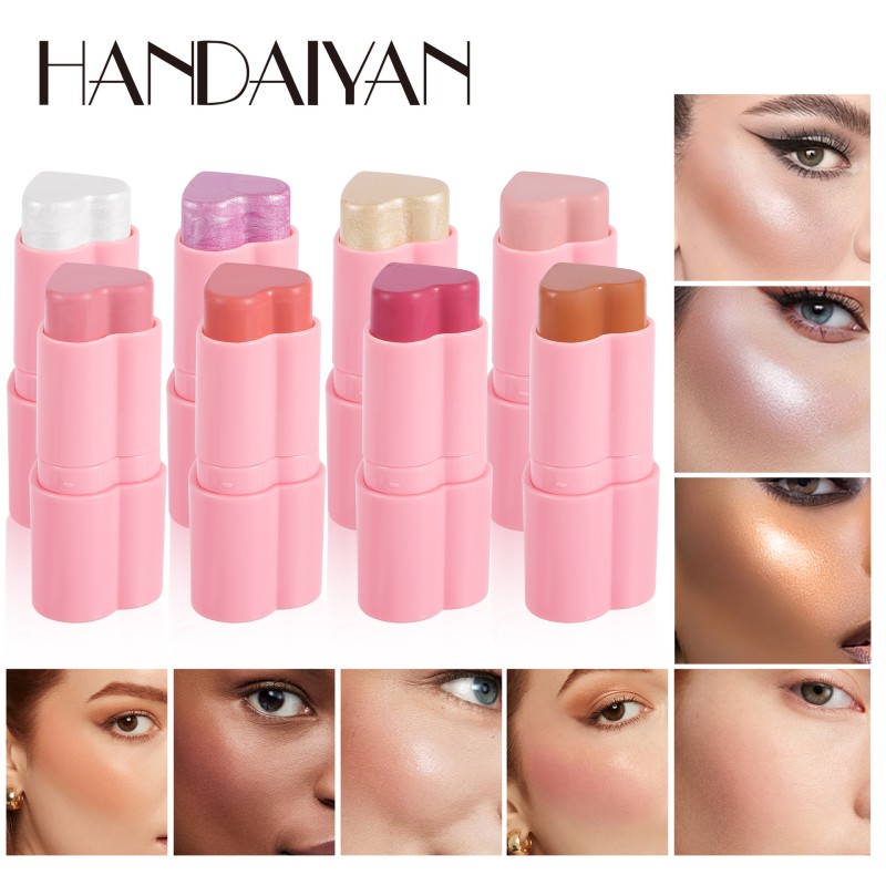 Cream Blush Stick Private Label - Heart Design Vegan Face Eye Makeup