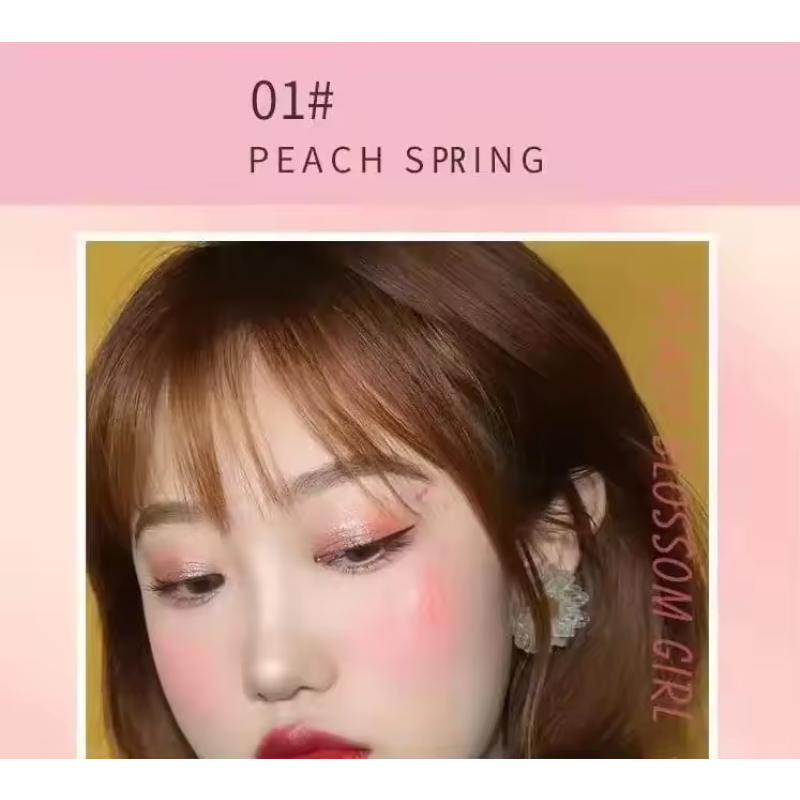 Blush Palette Manufacturer - Peach Orange Pink Shimmer Matte Contouring