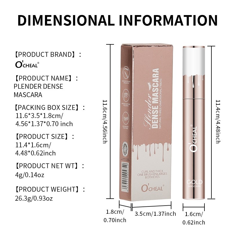 Mascara Custom Logo - Waterproof Cruelty Free Long Lasting Private Label