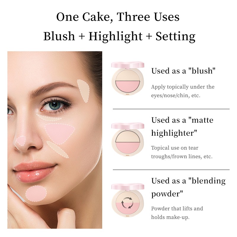 Blusher Pallet Factory - Dual Color High Pigment Waterproof Duochrome Powder