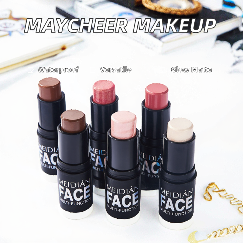 Highlighter Stick Wholesale - 8 Color Shimmer Matte Multi-Function Blush Contour