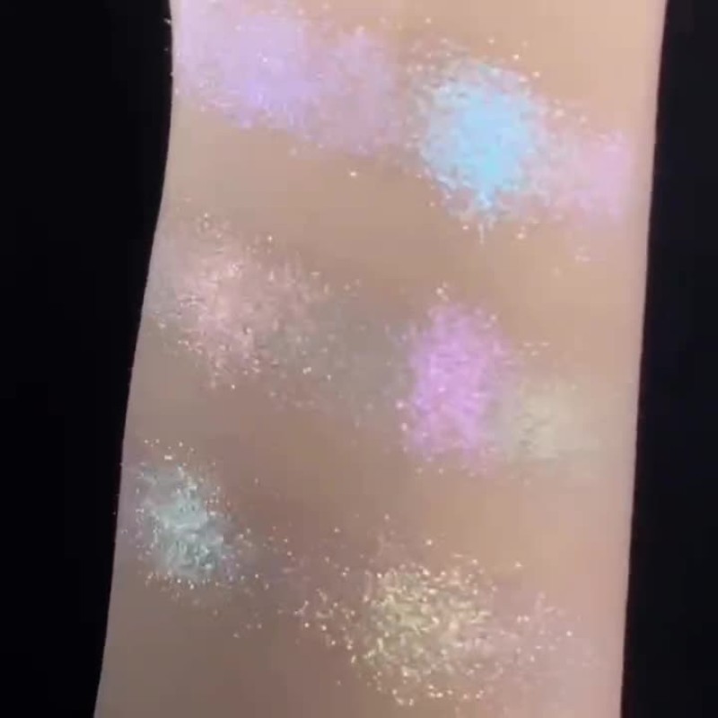 Highlighter Powder New Arrival - Chameleon Shimmer Lunar Glow Contour Makeup