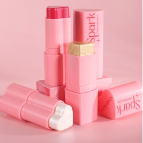 Cream Blush Stick Private Label - Heart Design Vegan Face Eye Makeup
