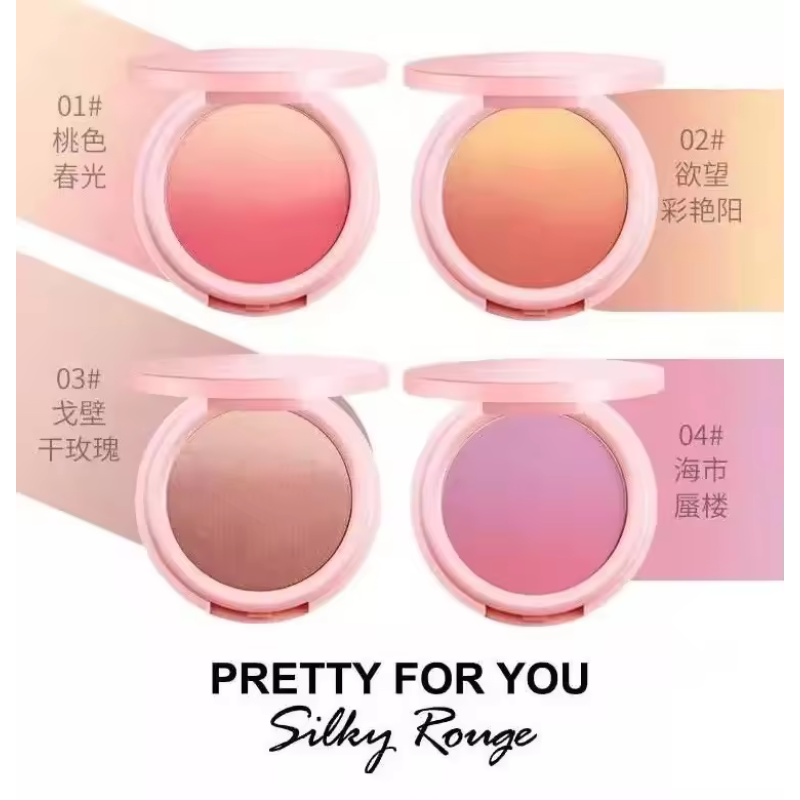 Blush Palette Manufacturer - Peach Orange Pink Shimmer Matte Contouring