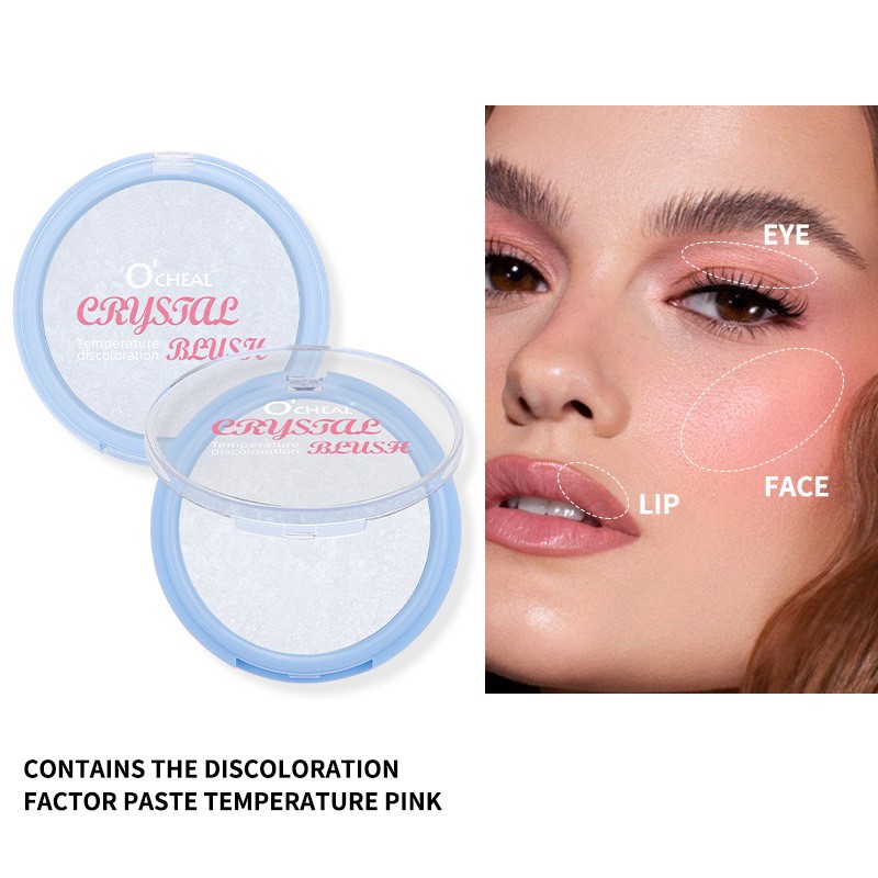 Crystal Blush Cream Manufacturer - Temperature Changing Transparent Fine Flash