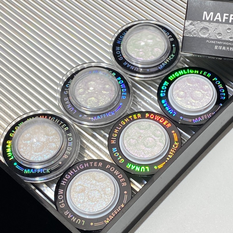Highlighter Powder New Arrival - Chameleon Shimmer Lunar Glow Contour Makeup
