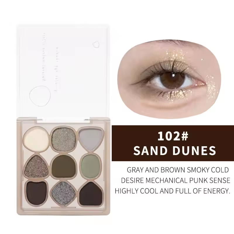 Eye Shadow Palette Bulk Supplier - 9 Color Neon Waterproof Long Lasting Ready Ship