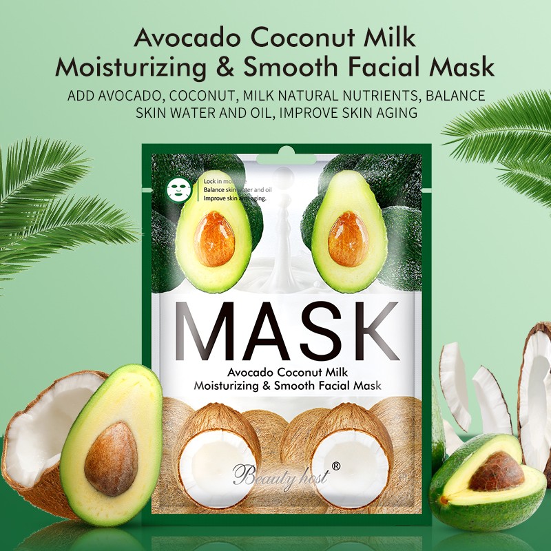 Coconut Mask Factory - Avocado Hydrating Anti-Aging Custom