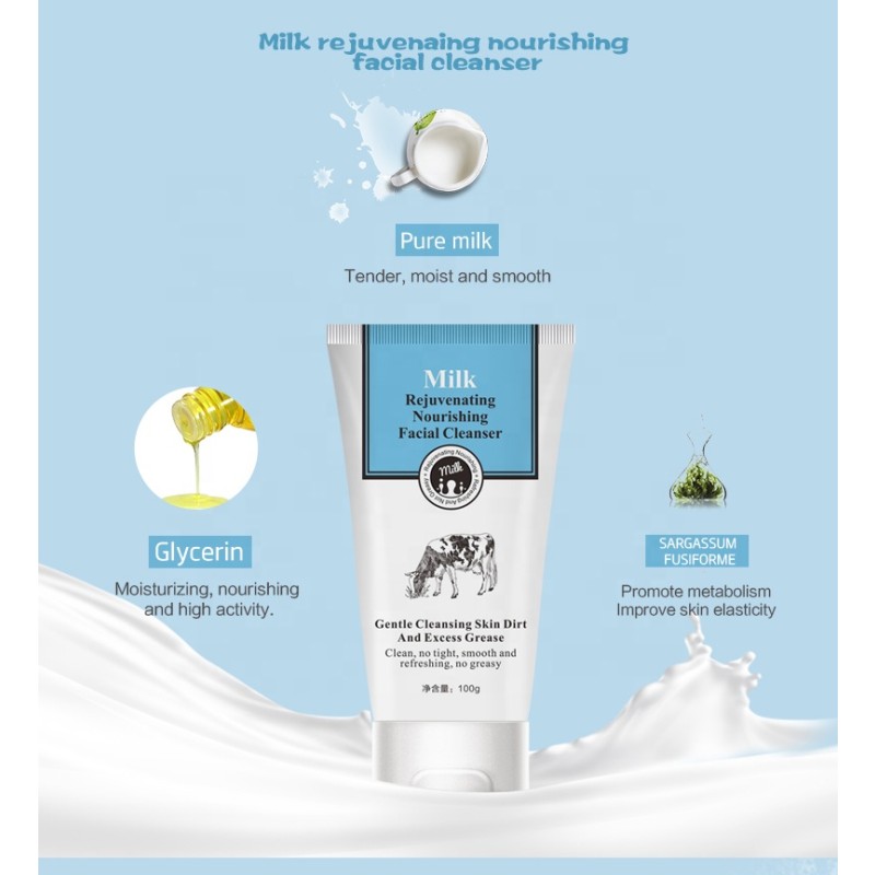 Milk Face Wash Manufacturer - Silky Oil Control Acne Treatment