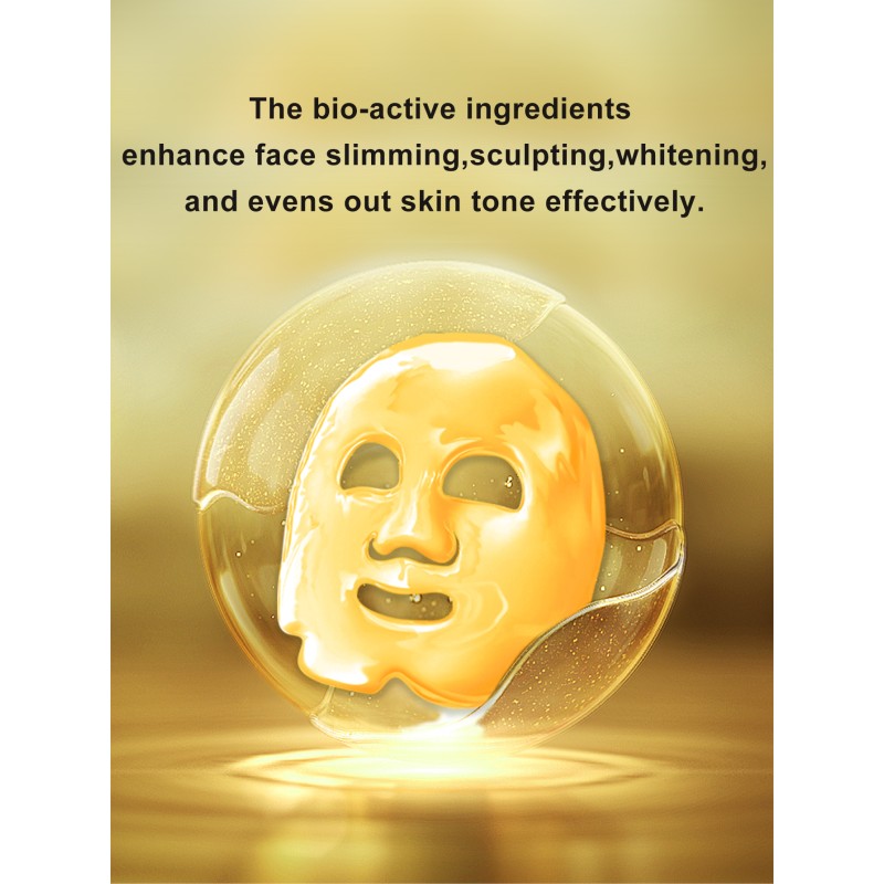 Gold Sheet Mask Supplier - 24K Collagen Black Mask