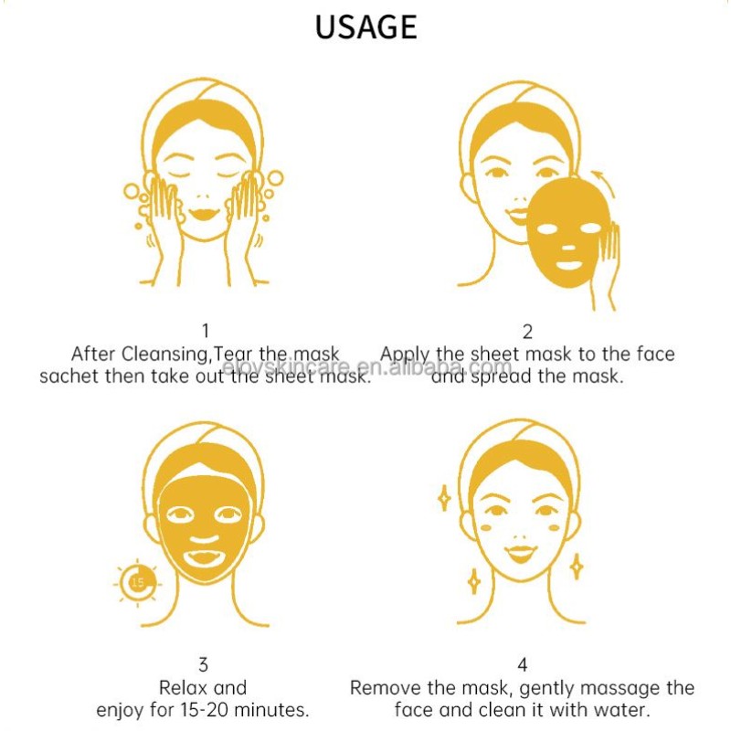 Retinol Face Mask Factory - Anti Wrinkle Firming Sheet Mask