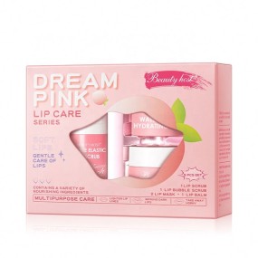 Lip Care Set Manufacturer - Organic Pink Scrub Sleeping Mask