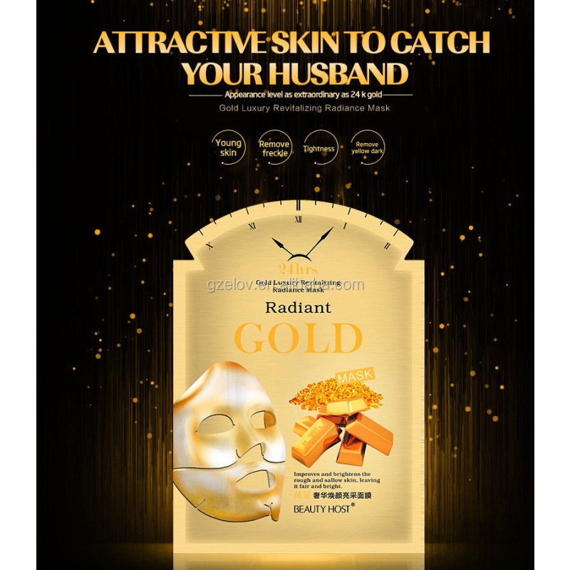 Gold Facial Mask Factory - Luxury Reduce Wrinkle Moisturizing