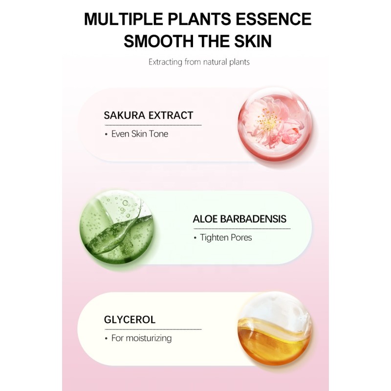 Peeling Gel Supplier - Cherry Blossom Exfoliating Face Body