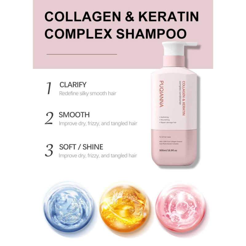 Hair Care Set Manufacturer - Collagen Keratin Shampoo Conditioner