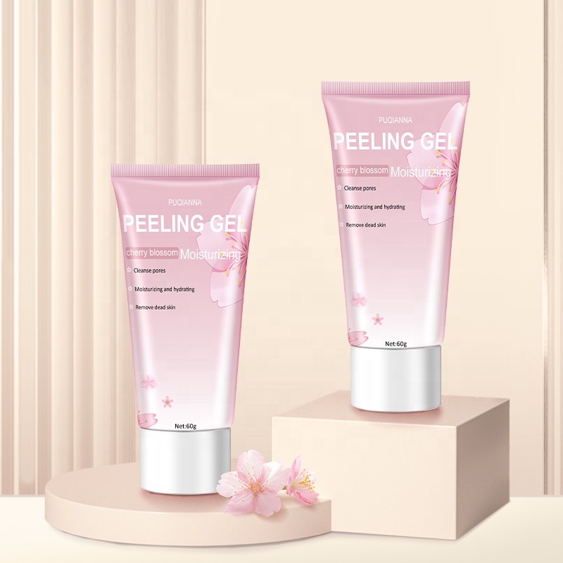Peeling Gel Supplier - Cherry Blossom Exfoliating Face Body