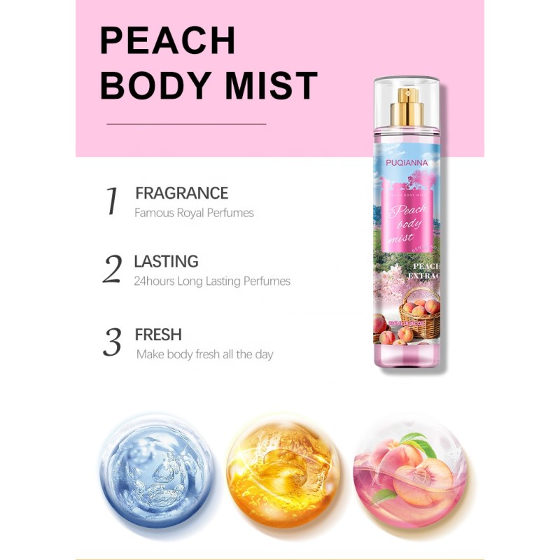 Body Mist Factory - Lavender Peach Plant Fragrance Spray