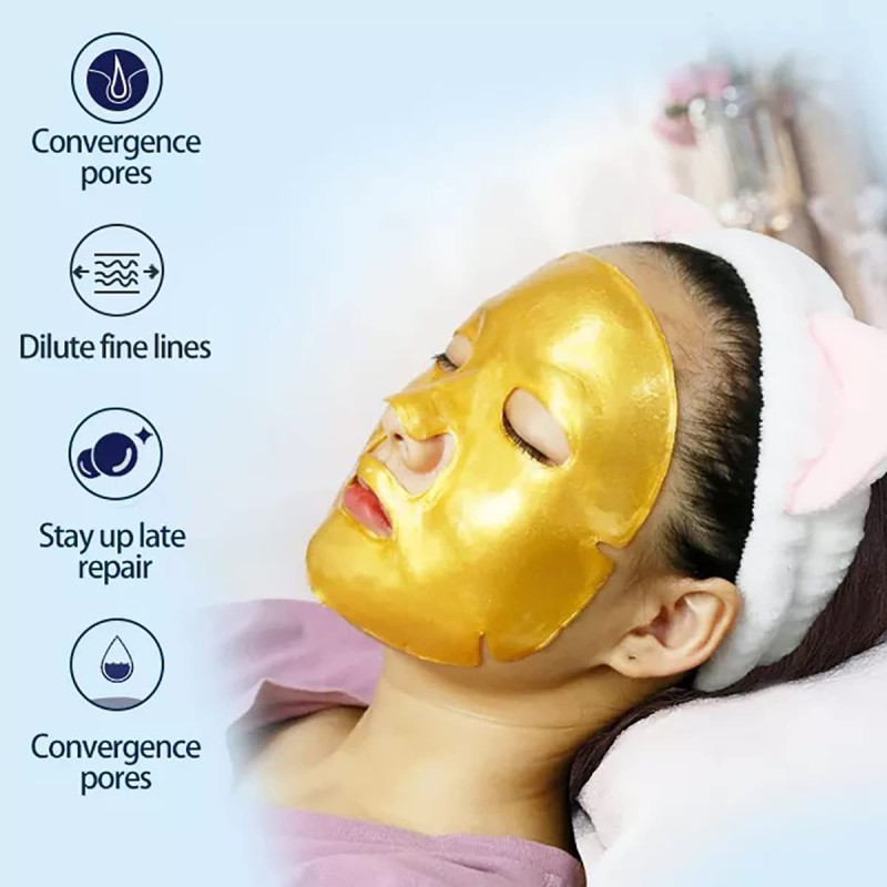 Hydrogel Mask Supplier - Korean Pink Blue Collagen Moisturizing Firming