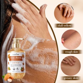 Shower Gel Factory - Sweet Almond Gel Scrub Whitening Moisturizing