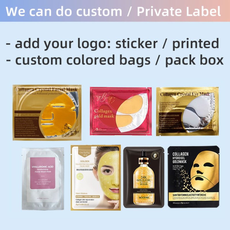 Face Mask Sheet Supplier - Korean 24k Gold Bio Collagen Custom Logo