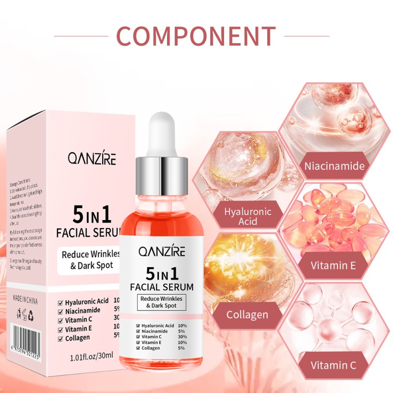 Vitamin C Serum Manufacturer - 5-in-1 Brightening Moisturizing Firming