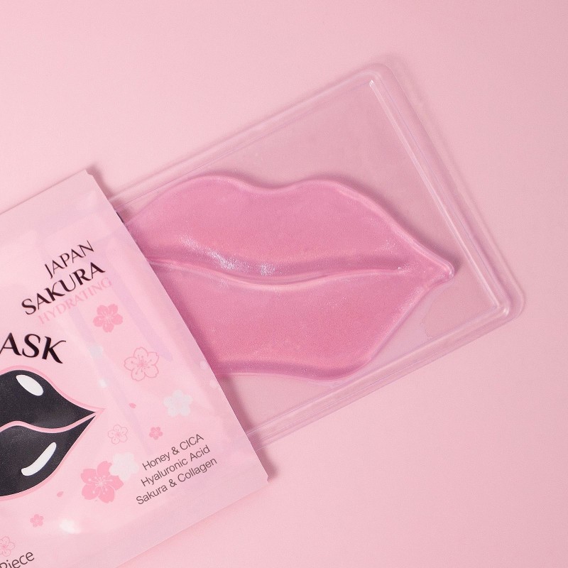 Lip Sheet Mask Factory - Cherry Blossom Elastic Tender Moisturizing