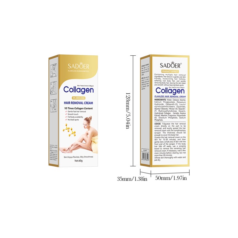 Hair Removal Cream Factory - Non-Sticky Non-Irritating Collagen Nourishing