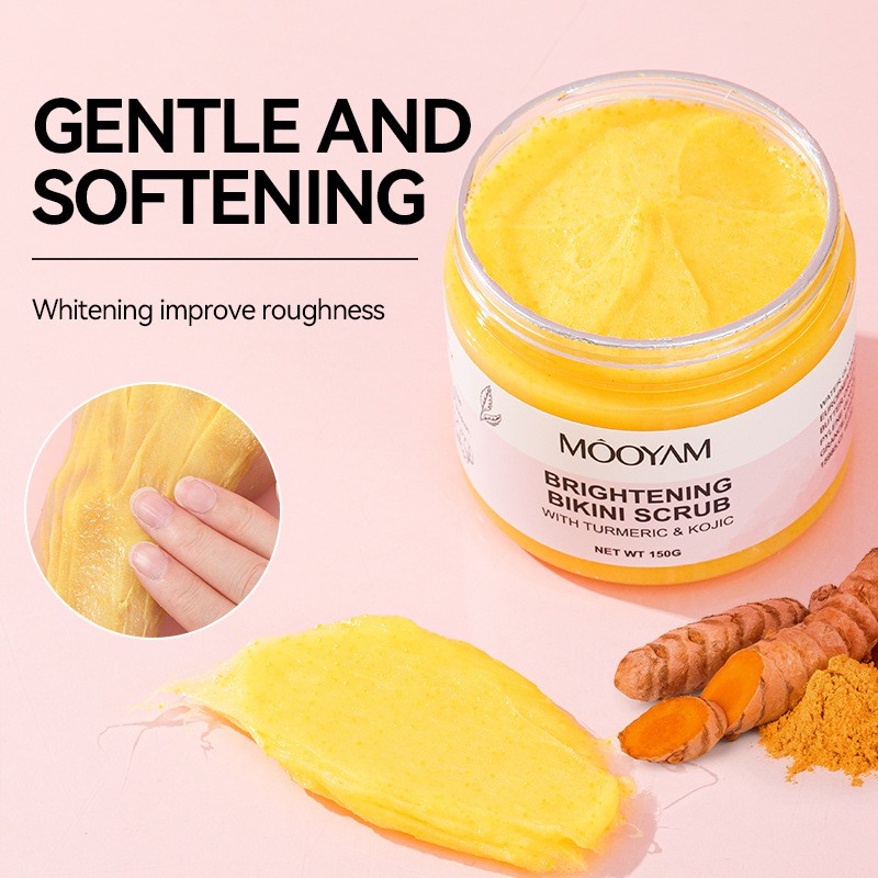 Body Scrub Manufacturer - Kojic Acid Turmeric Bikini Part Brightening