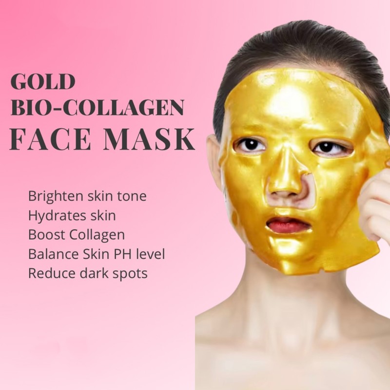 Collagen Gel Mask Supplier - 24K Gold Hydrogel Anti-Aging Moisturizing