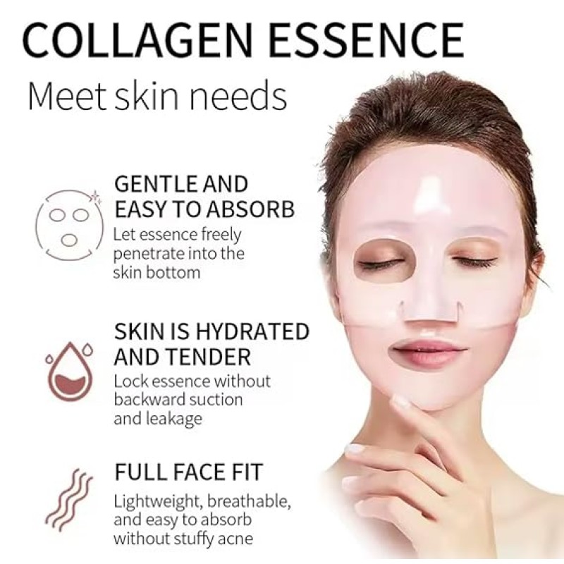 Collagen Mask Supplier - Anti-aging Tightness Whitening Pore Minimizing