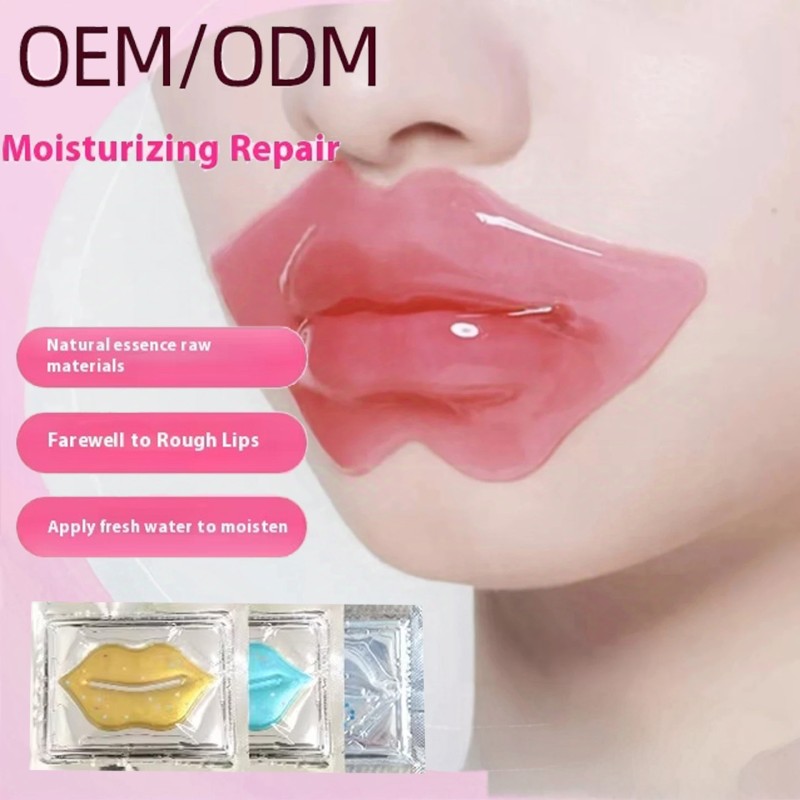 Lip Patch Factory - Organic Moisturizing Pink Glitter Collagen