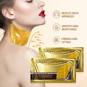Neck Mask Supplier - 24K Gold Collagen Firming Anti Aging