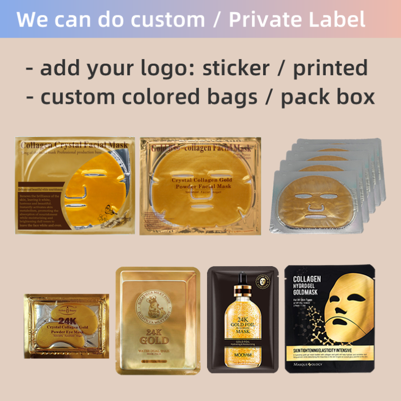 Hydrogel Mask Supplier - 24K Pure Gold Intensive Anti-Aging Moisturizing