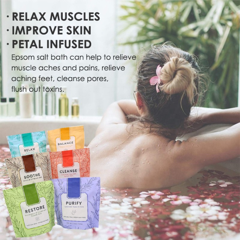 Himalayan Salt Supplier - Rose Floral Fragrance Magnesium Foot Soak