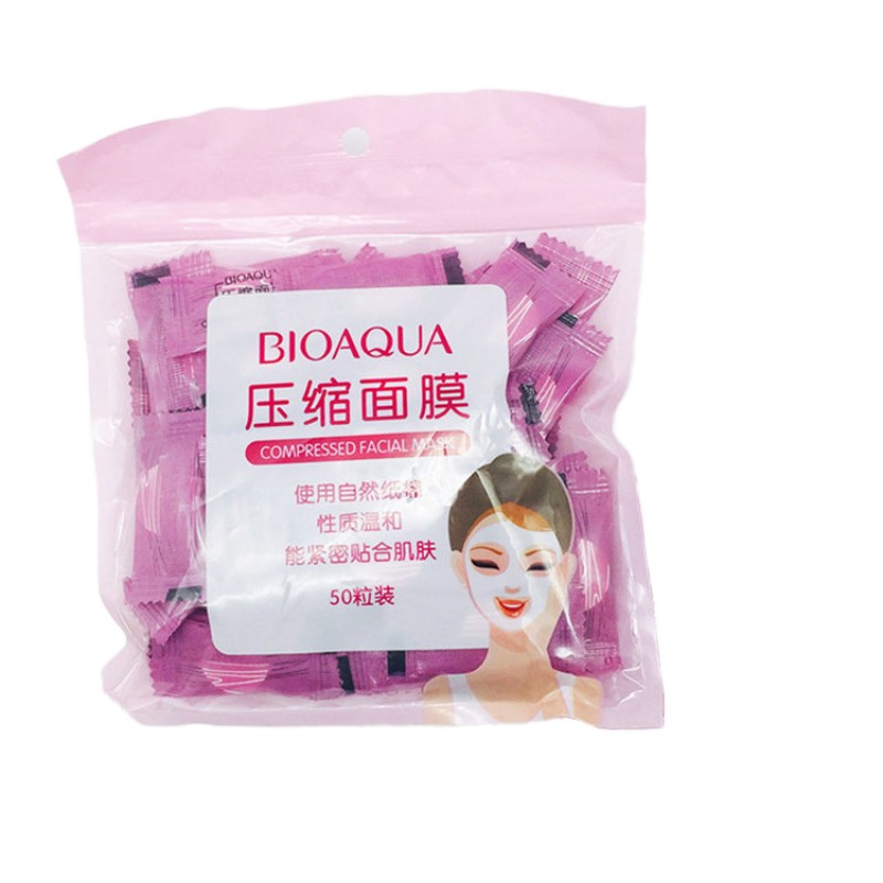 Facial Mask Paper Factory - Disposable Compressed Sheet Mask 50pcs