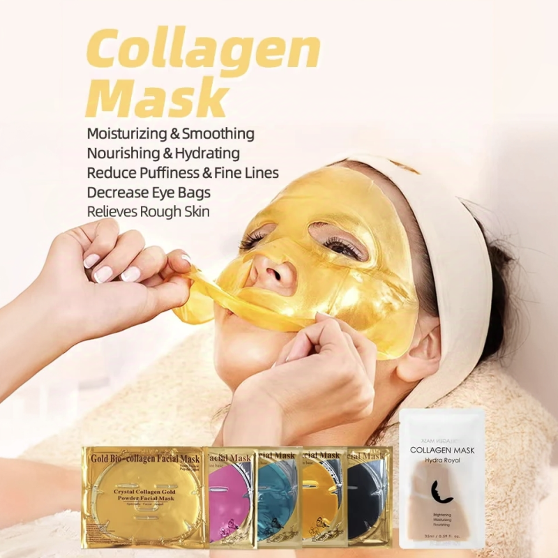 Face Mask Factory - 24K Gold Bio Collagen Crystal Hydrogel Nourishing