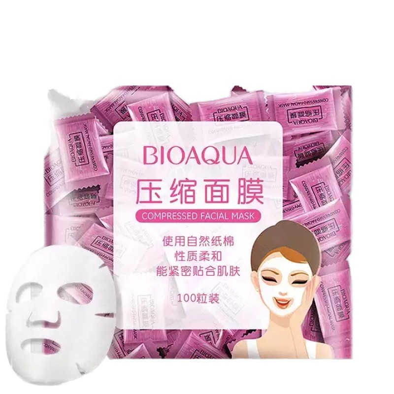 Facial Mask Paper Factory - Disposable Compressed Sheet Mask 50pcs
