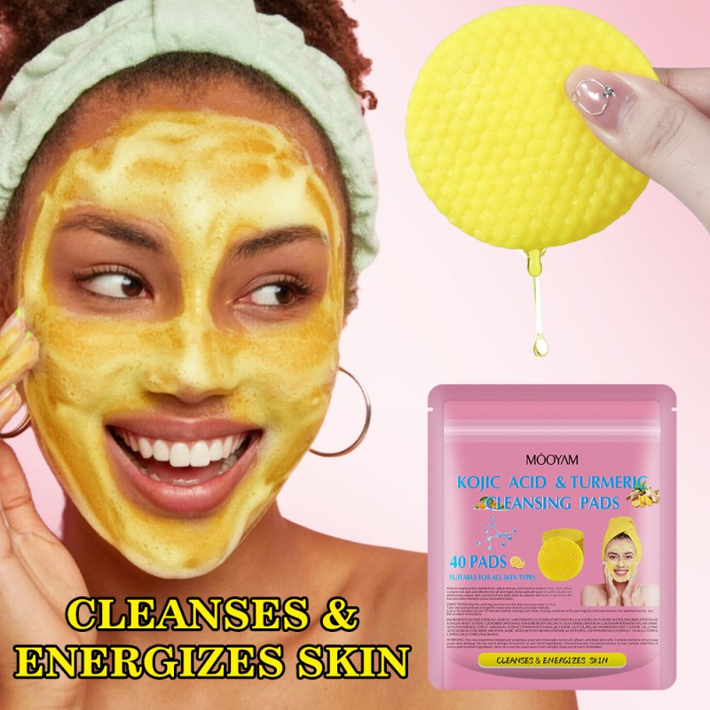 Cleansing Pads Manufacturer - Turmeric Kojic Acid Dark Spot Exfoliating