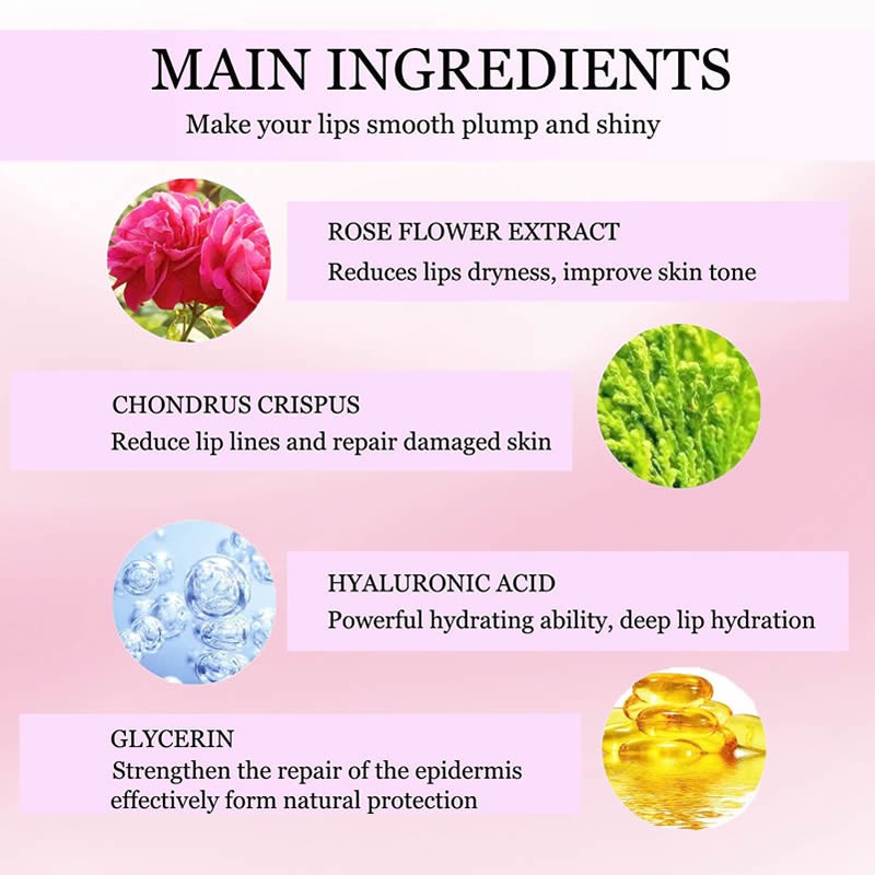 Lip Mask Manufacturer - Hydrogel Plump Moisturizing Fruit Pink