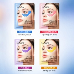 Hydrogel Eye Patches Factory - Blueberry Watermelon Collagen Sheet