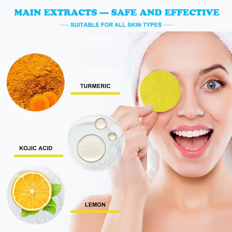 Cleansing Pads Manufacturer - Turmeric Kojic Acid Dark Spot Exfoliating