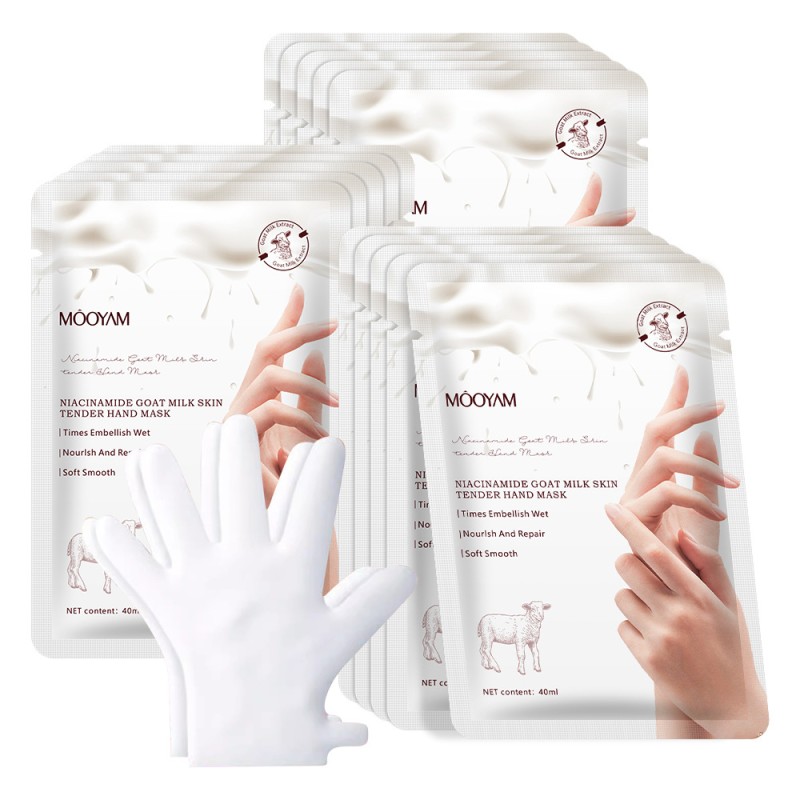Hand Mask Gloves Factory - Niacinamide Goat Milk Moisturizing Hydrating