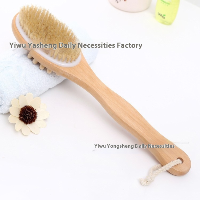 Body Brush Manufacturer - Long Handle Horsehair Bath Wash Exfoliation Must Have