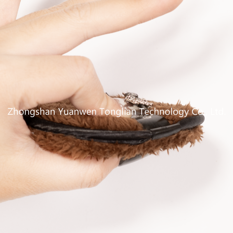 Velvet Puff Manufacturer - 10cm Round Sponge Pads Coffee Powder Labeling