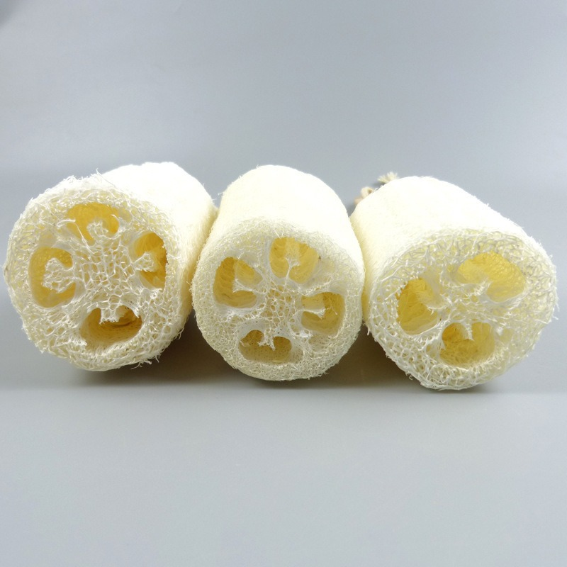 Loofah Bath Scrubber Manufacturer - Natural Long Wooden Handle Body Exfoliation