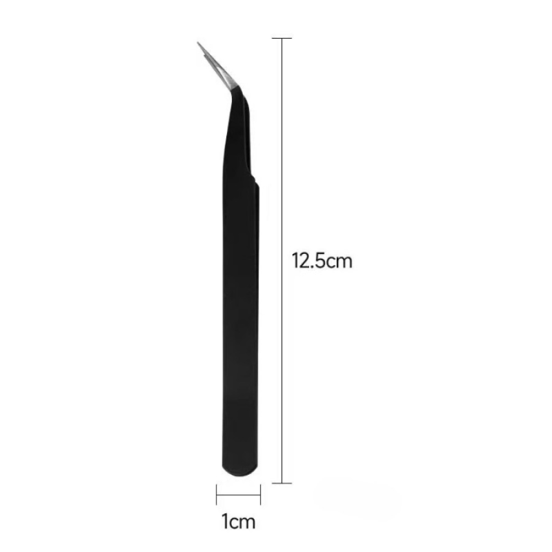 Eyelash Tweezers Factory - Precision Stainless Steel Curved Straight Beginner