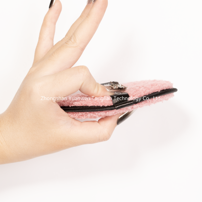 Makeup Puff Factory - Light Pink Sponge Triangle Square Print Cosmetic